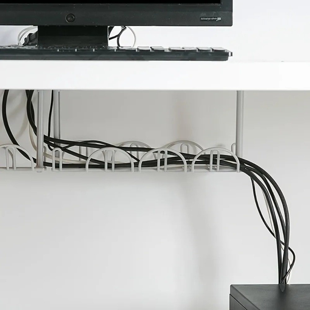 Cable Tray Under Desk - 책상 아래 케이블 관리 트레이 정리함