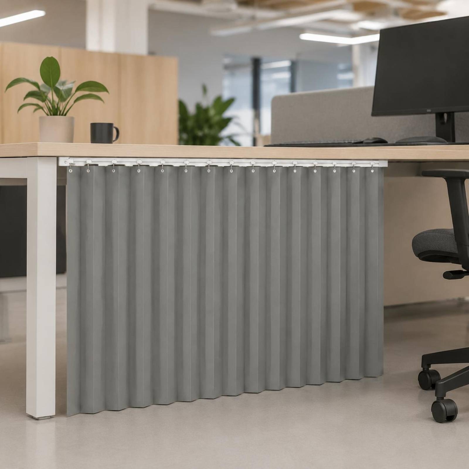 Office Furniture Desk - 데스크 프라이버시 커튼 바람막이 사무실 프라이버시