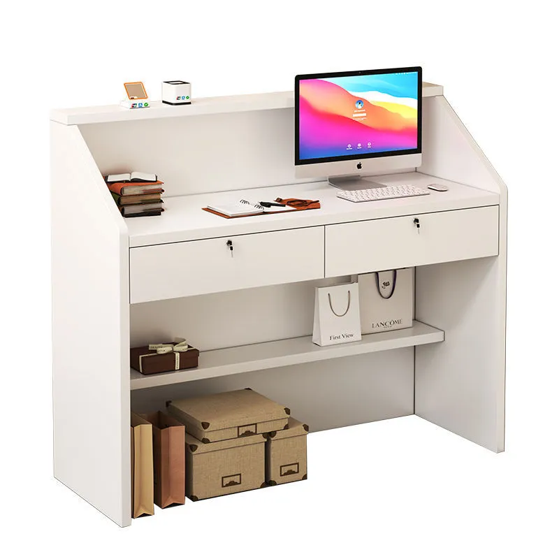 Office Furniture Store - 현대적인 미니멀리스트 디자인의 리셉션 데스크 -