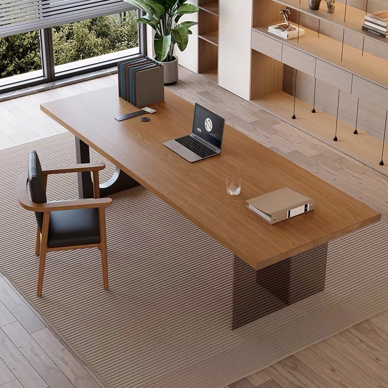 Office Furniture Desk - 이탈리아 아크릴 플로팅 목재 사무실 책상
