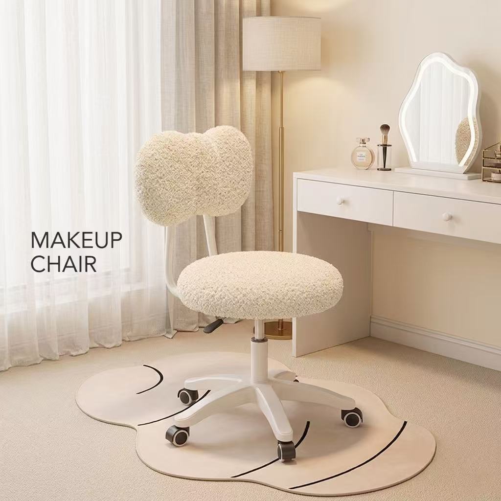 귀여운 부클 회전식 사무실 의자 360 °   회전식  - Office Furniture Desk 리뷰 및 가격