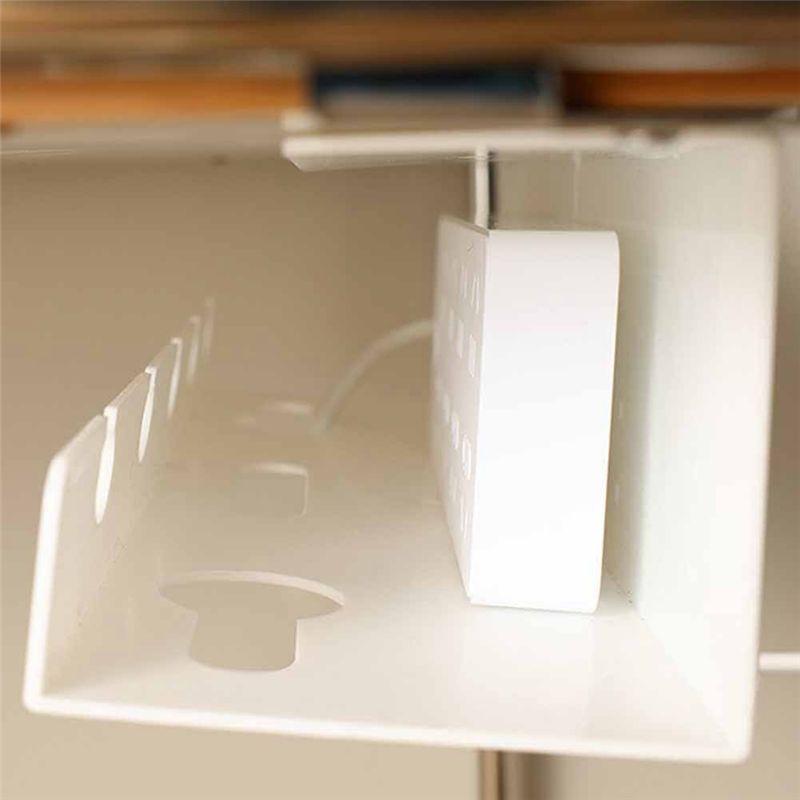 ABRI 데스크 하부 케이블 정리대, 클램프형 전원 멀 - Cable Tray Under Desk 리뷰 및 가격