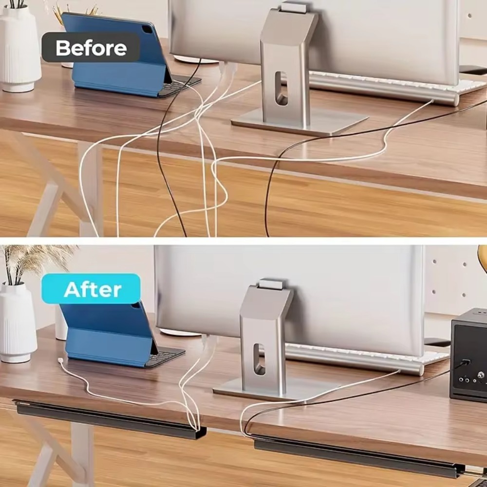 1/2개입, 40cm/15.7인치 데스크 아래 케이블  - Cable Tray Under Desk 리뷰 및 가격