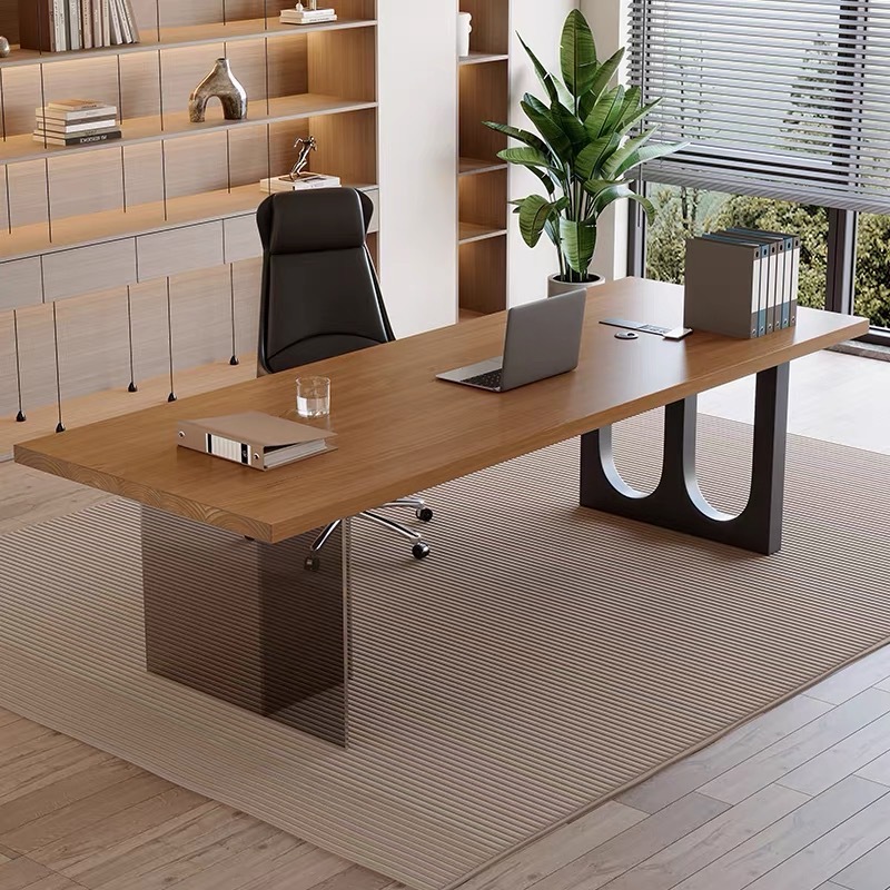 이탈리아 아크릴 플로팅 목재 사무실 책상 현대적인 심플 - Office Furniture Desk 리뷰 및 가격