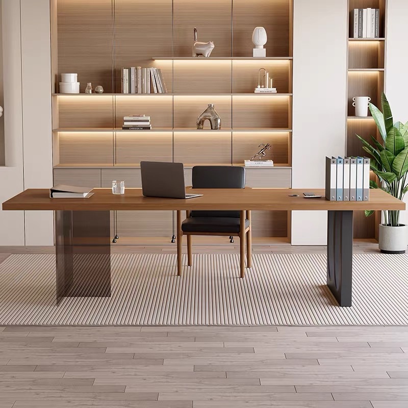 이탈리아 아크릴 플로팅 목재 사무실 책상 현대적인 심플 - Office Furniture Desk 리뷰 및 가격