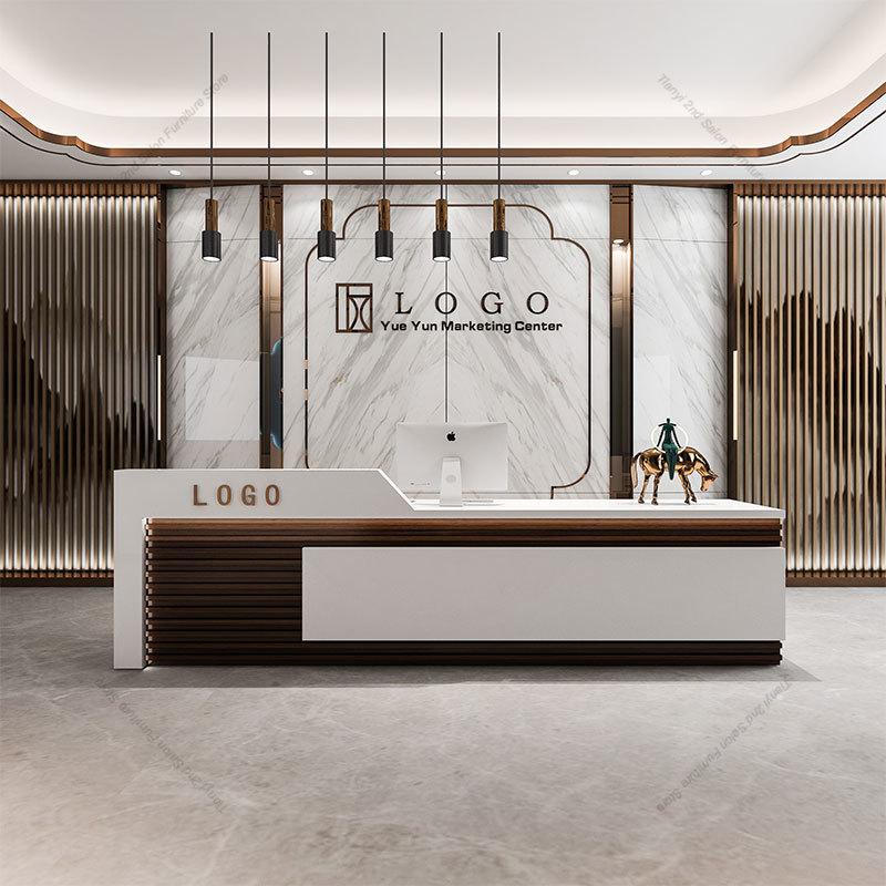 현대적인 고급 회사의 프런트 데스크, 북유럽 스타일의  - Office Furniture Store 리뷰 및 가격