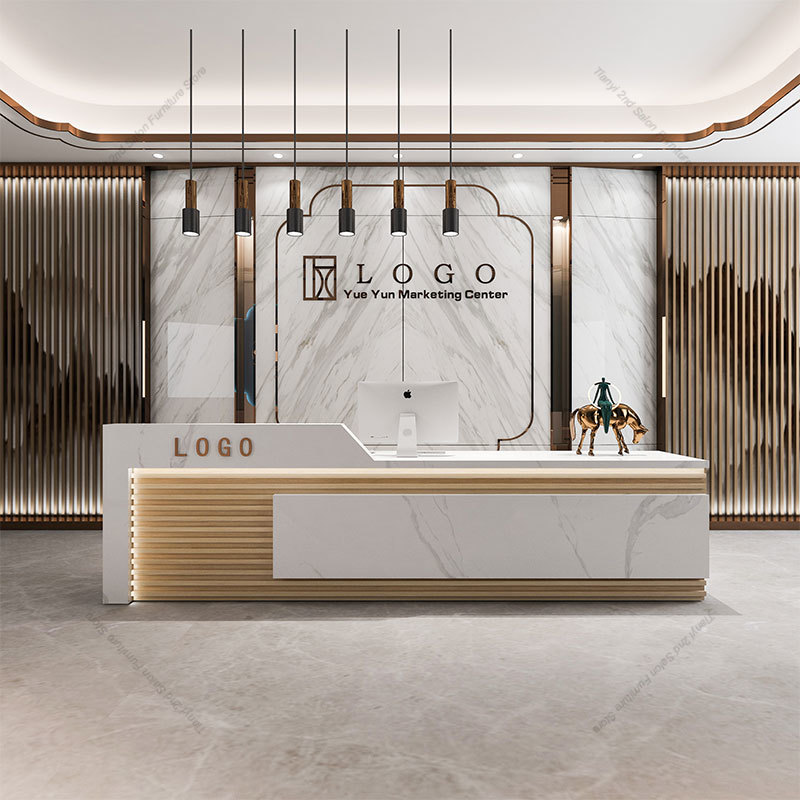 현대적인 고급 회사의 프런트 데스크, 북유럽 스타일의  - Office Furniture Store 리뷰 및 가격